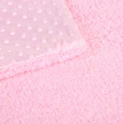 بطانية أطفال حديثي الولادة بنقشة نقاط (Polar Dot Baby Blanket) – لفّة قماط للرضع، غطاء نوم ومهد للأطفال حديثي الولادة - الصورة 4