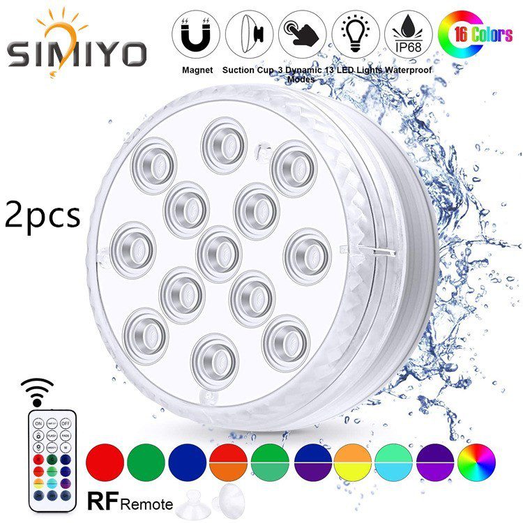 Led Beads Submersible Light Waterproof Underwater Lamp For Garden Swimming Pool Fountain Spa Party Bathroom Remote Control - Image 8