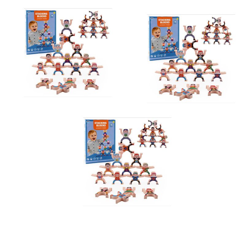 Multiplayer Cartoon Hercules Building Blocks Parent-child Interactive Toy Stacking High Game Balance Plastic Blocks - Image 9