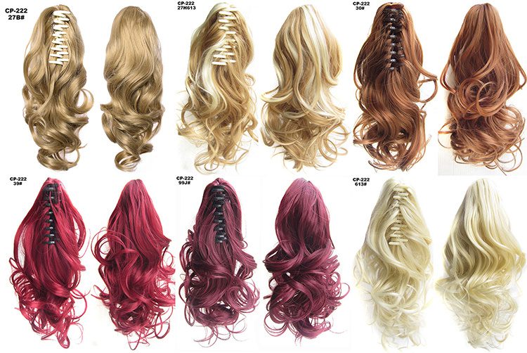 Long Wave Ponytail Wrap Around Ponytail Clip In Hair Headwear Gray Hairpiece Natural Extensions - Image 4