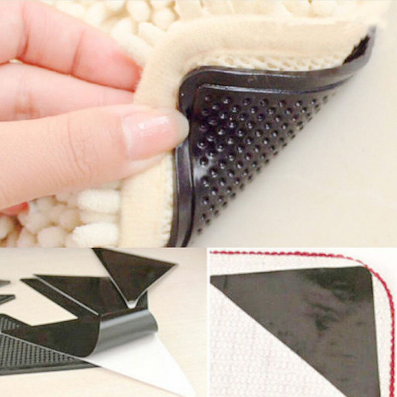 Rug Grippers Washing Reuse Anti-Slip Curling Rug Grippers Keeps Your Rug In Place Makes Corners Flat Anti Slip Rug Grippers - Image 9