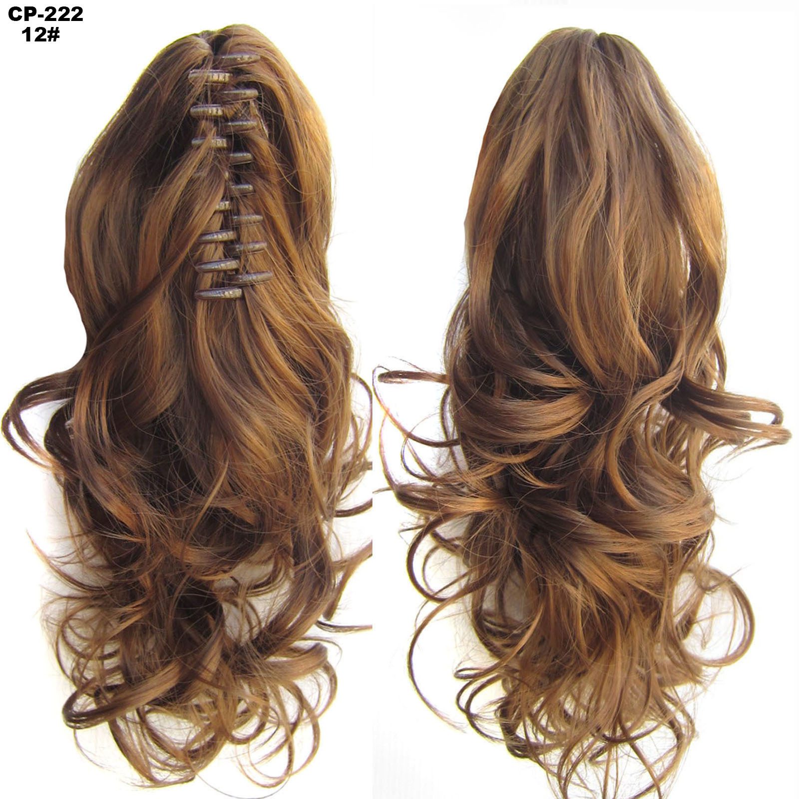 Long Wave Ponytail Wrap Around Ponytail Clip In Hair Headwear Gray Hairpiece Natural Extensions - Image 6
