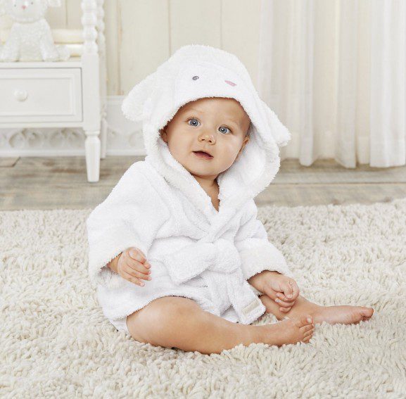 Children's Hooded Absorbent Animal-shaped Bathrobe - Image 4
