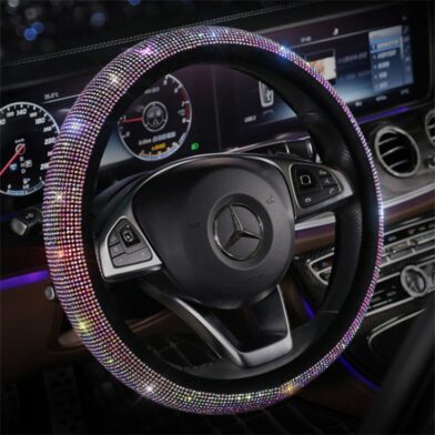 Four Seasons Universal Crystal Flashing Hot Diamond Non-Slip Handlebar Cover