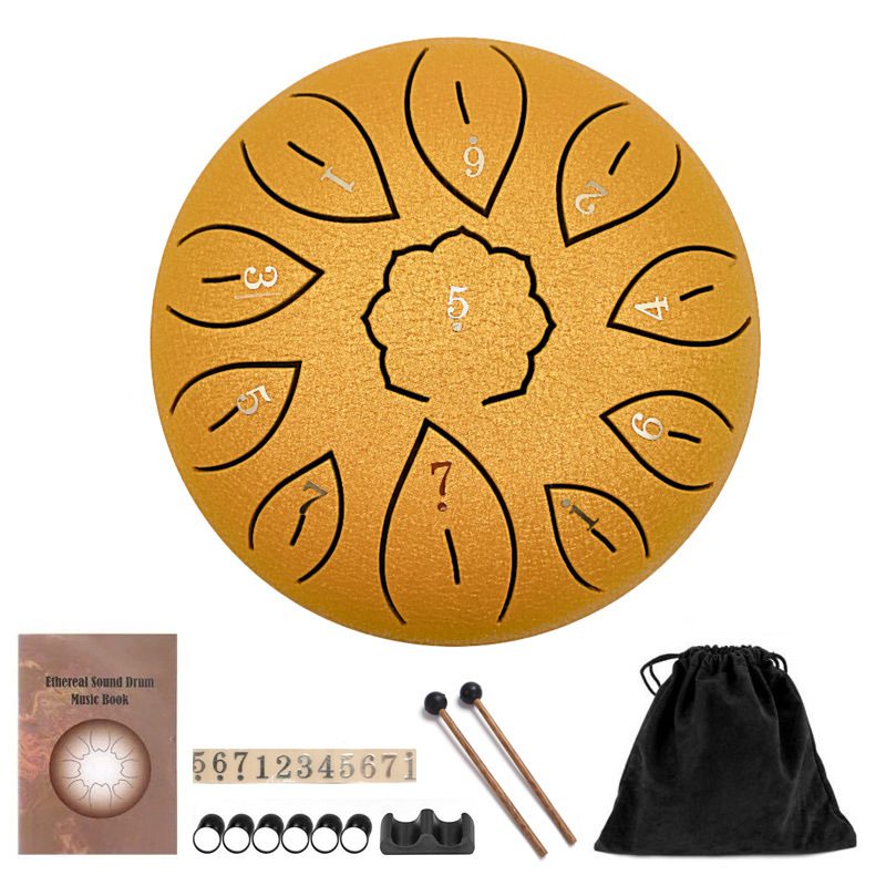 6-inch 11-tone Ethereal Drum C Steel Tongue Drum - Image 4