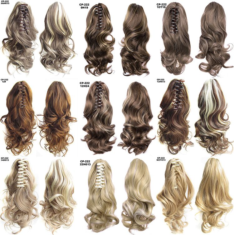 Long Wave Ponytail Wrap Around Ponytail Clip In Hair Headwear Gray Hairpiece Natural Extensions - Image 2