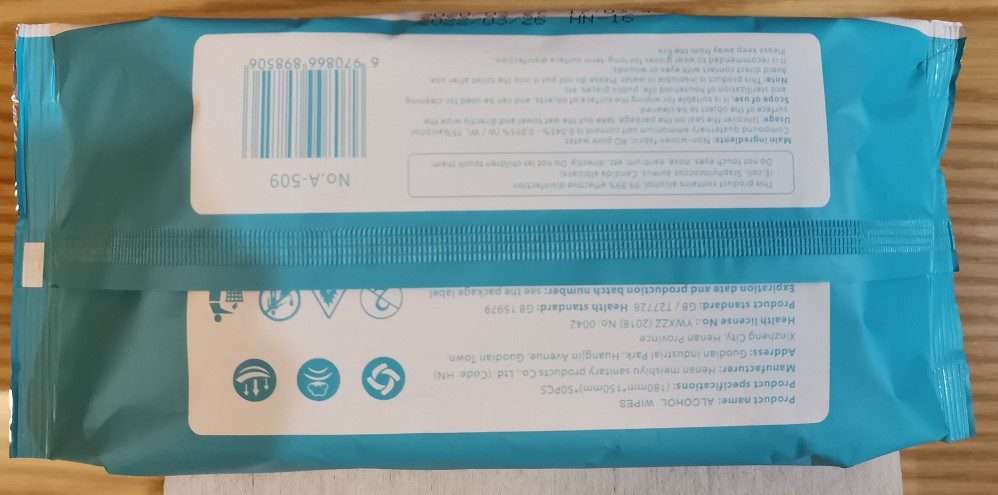 50PCS Alcohol Wipes Disinfection - Image 9