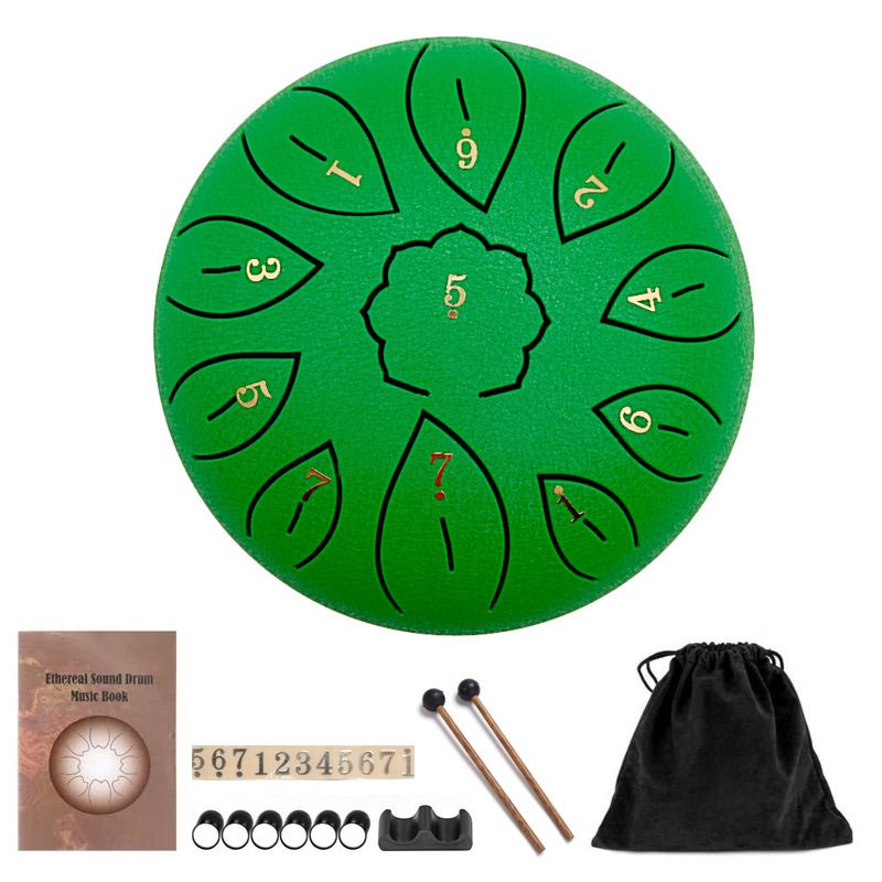 6-inch 11-tone Ethereal Drum C Steel Tongue Drum - Image 5