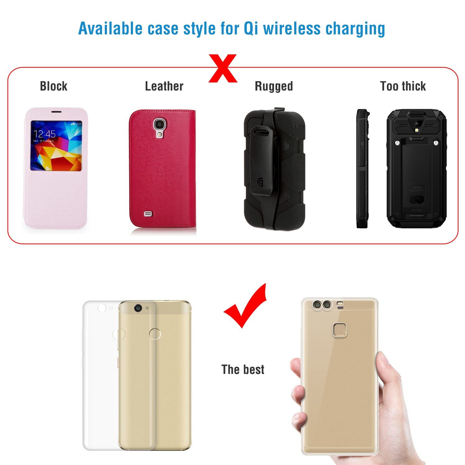 1Pc Magnetic Qi Wireless Car Charger Car Phone Charger For IOS Phone XS MAX XR Galaxy S10 S9 Tablet GPS Device - Image 3