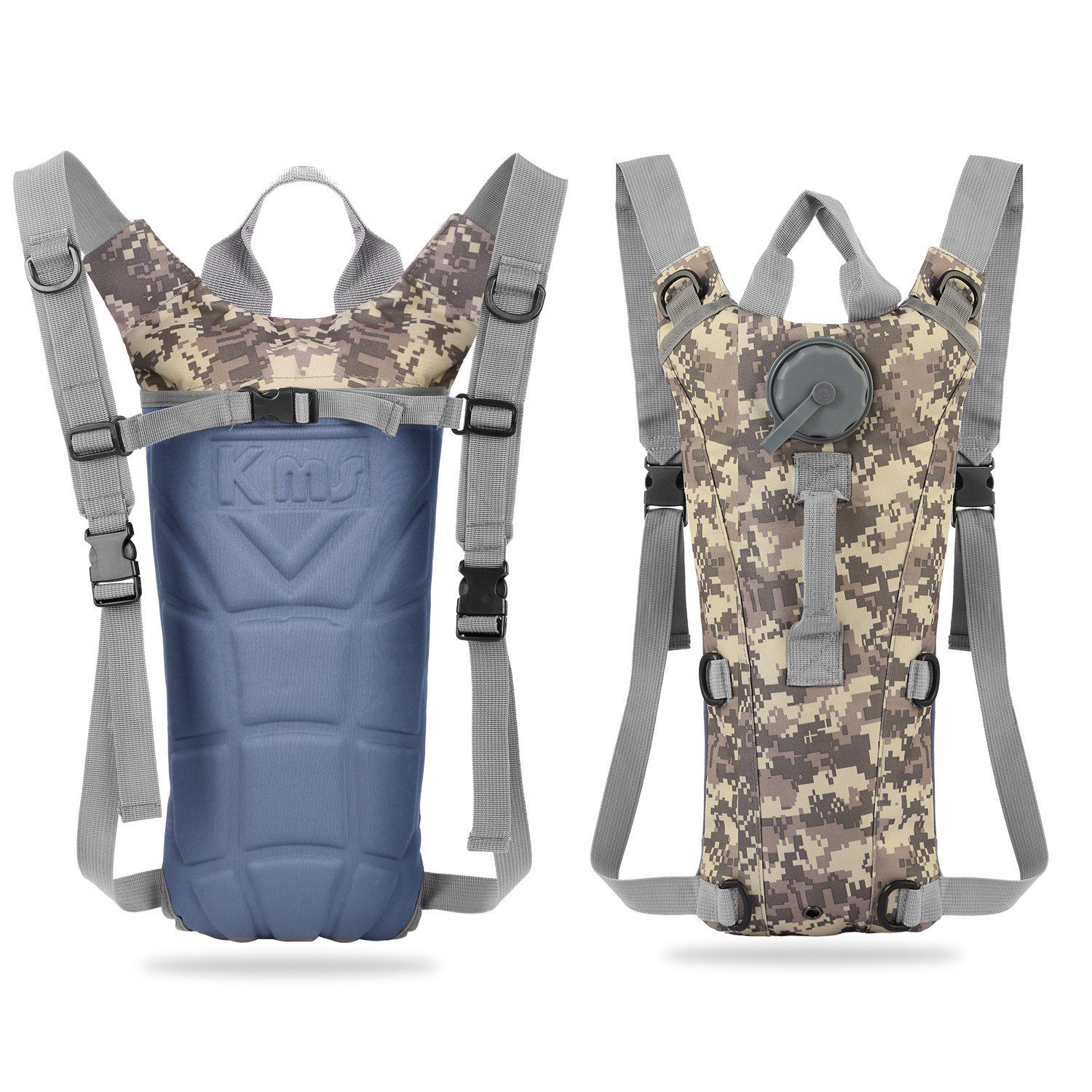 1Pc 3L Tactical Hydration Pack Water Bladder Adjustable Water Drink Backpack For Hiking Cycling Climbing Running - Image 2