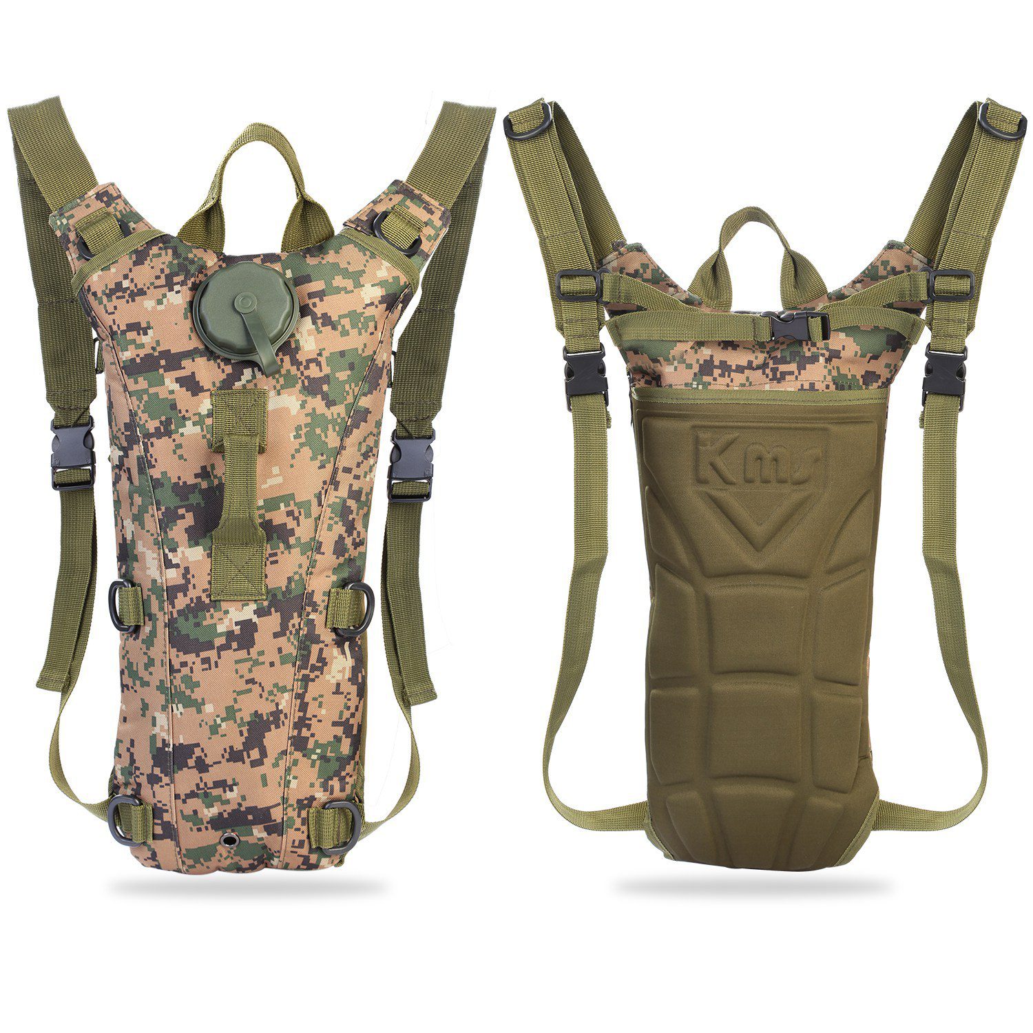 1Pc 3L Tactical Hydration Pack Water Bladder Adjustable Water Drink Backpack For Hiking Cycling Climbing Running - Image 3