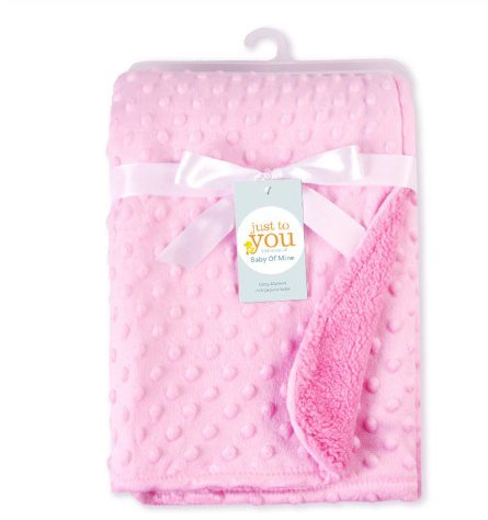 بطانية أطفال حديثي الولادة بنقشة نقاط (Polar Dot Baby Blanket) – لفّة قماط للرضع، غطاء نوم ومهد للأطفال حديثي الولادة - الصورة 6