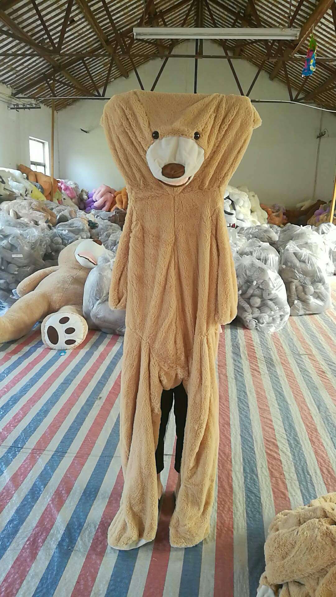 Giant Teddy Bear Plush Toy Huge Soft Toys Leather Shell - Image 5