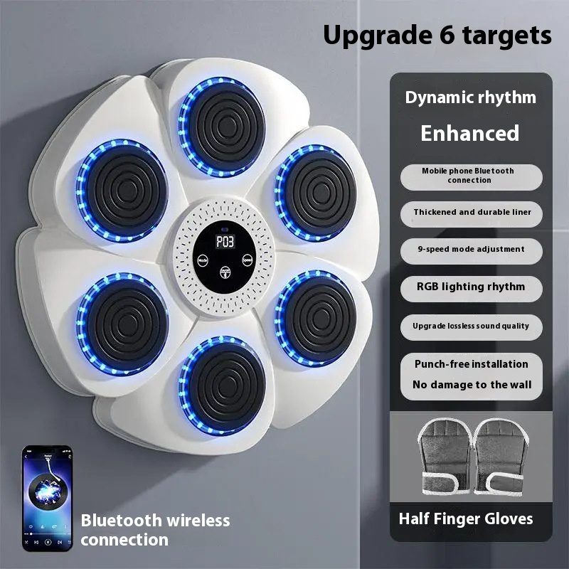 جهاز ملاكمة ذكي لاسلكي بتقنية Bluetooth لممارسة التمارين الرياضية واللياقة البدنية في المنزل - الصورة 6