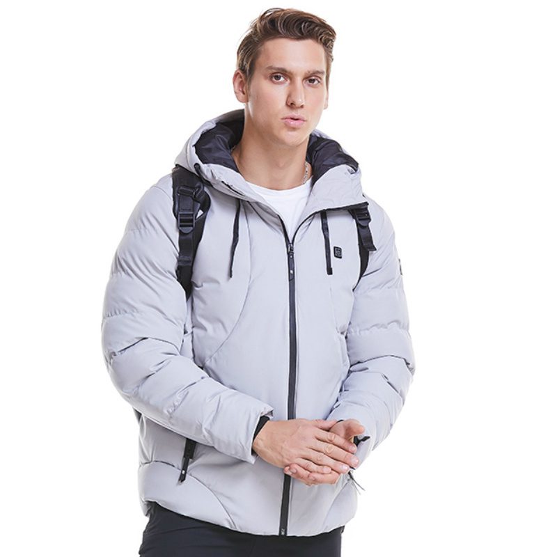 New Men Women Cotton Coat USB Smart Electric Heated Jackets Winter Thicken Down Hooded Outdoor Hiking Ski Clothing 7XL - Image 5