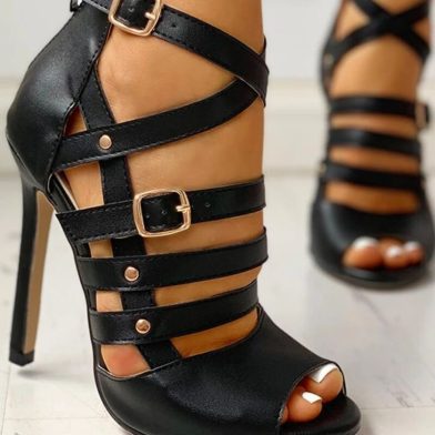 Summer New Fish Mouth Women's High Heels