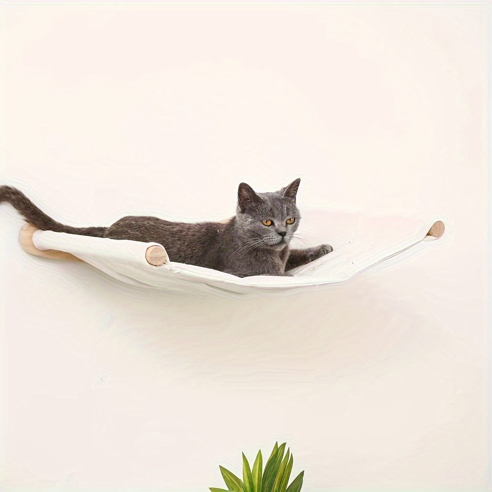 Wall Cat Tree - Space-Saving, Versatile Indoor Activity Center With Sisal Rope Scratching Board, Wooden Furniture, And Climbing Tube For Large And Small Cats - Perfect For Indoor Spaces - Image 2