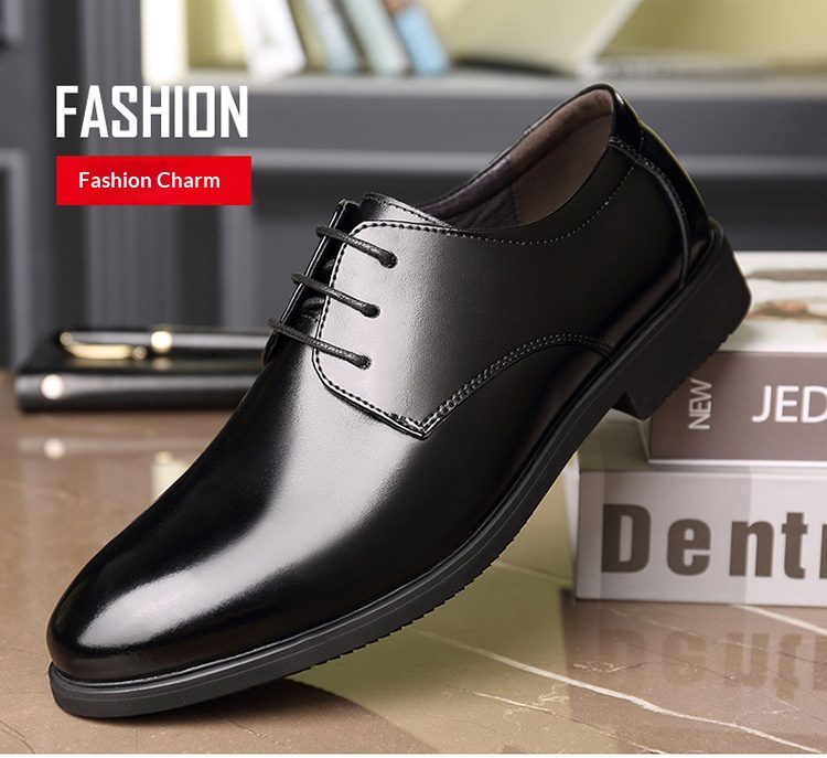 Genuine Leather Business Formal Extra-Large Mens Leather Shoes - Image 6