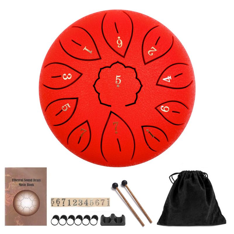 6-inch 11-tone Ethereal Drum C Steel Tongue Drum - Image 8
