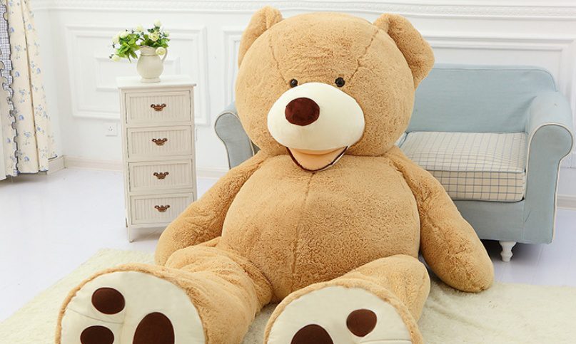 Giant Teddy Bear Plush Toy Huge Soft Toys Leather Shell - Image 6
