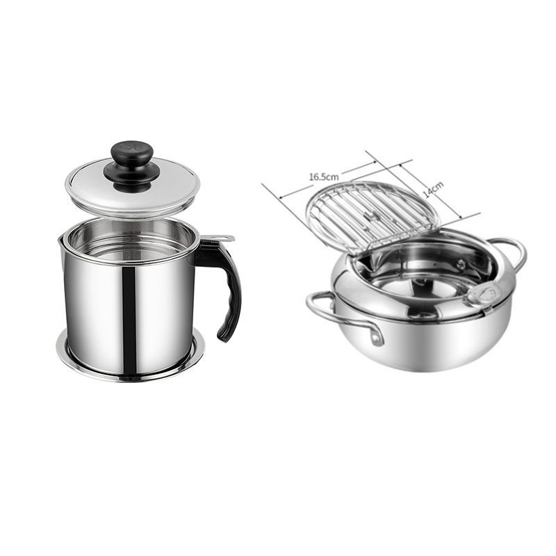 Stainless Steel Telescopic Folding Basket Frying Basket French Fries Degreasing Kitchen Tool - Image 9