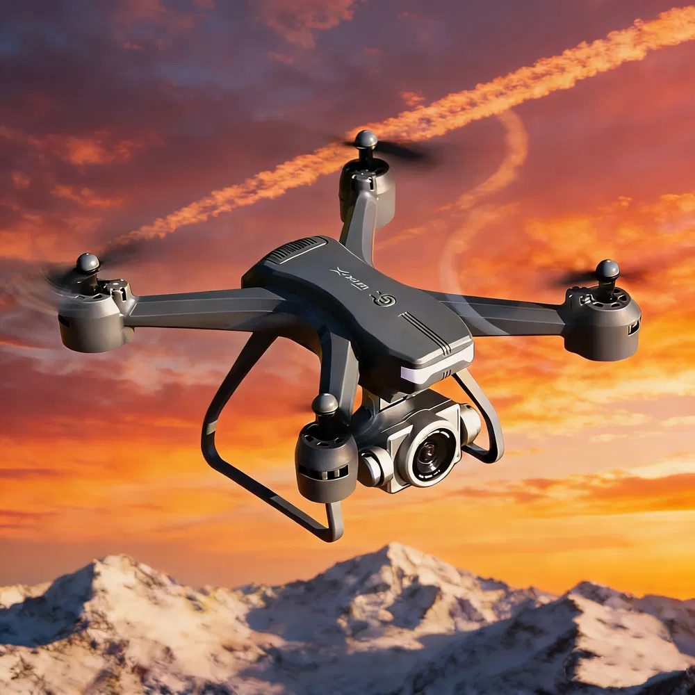 2026 طائرة بدون طيار احترافية بكاميرا مزدوجة HD بدقة 6K، طائرة رباعية RC محمولة بتقنية WiFi FPV، بطاريتان، طائرات بدون طيار مناسبة للبالغين والمبتدئين. يتم إرسال شركة الشحن عشوائيًا عبر UPS&UNI&USPS&GOFO - الصورة 6
