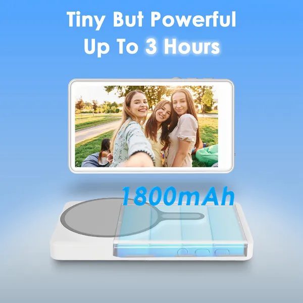 Vlog Selfie Monitor Screen Magnetic Rear Camera Phone Monitor Wireless Selfie Monitor Screen With 33FT Remote For Vlog Live Stream Compatible With IOS Android - Image 5