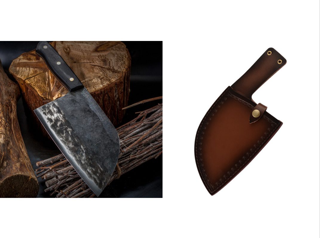 Stainless Steel Meat Cleaver Chef's Knife Cleaver - Image 9