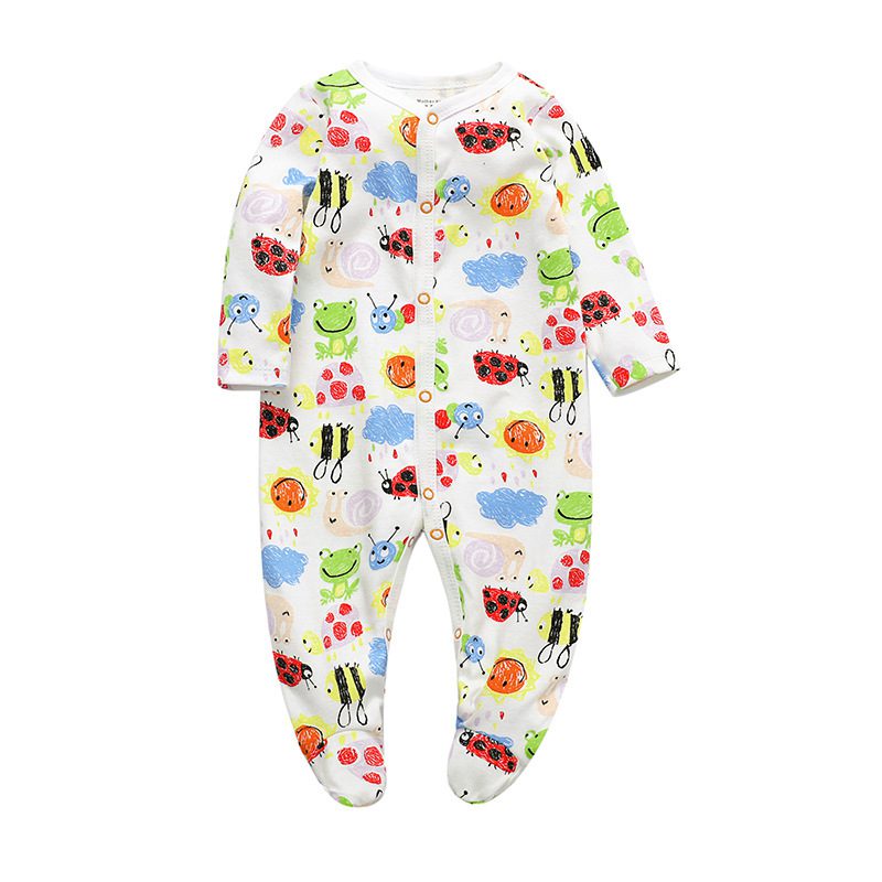 Cotton one-piece clothes baby clothes - Image 9