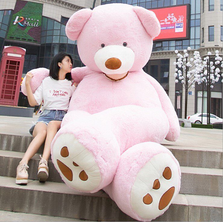 Giant Teddy Bear Plush Toy Huge Soft Toys Leather Shell - Image 3