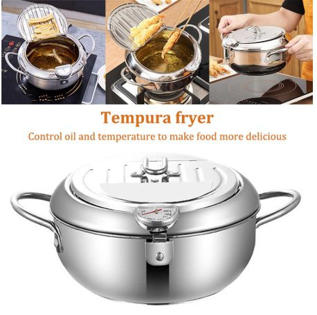Stainless Steel Telescopic Folding Basket Frying Basket French Fries Degreasing Kitchen Tool - Image 2