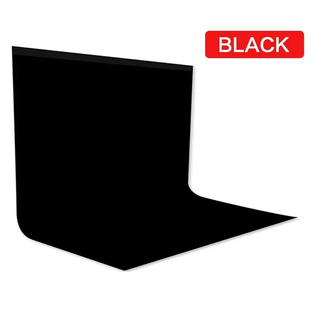 خلفية تصوير فوتوغرافي من القماش، شاشة خلفية للصور والاستوديو 2X3M، لون أسود UK-Black Style