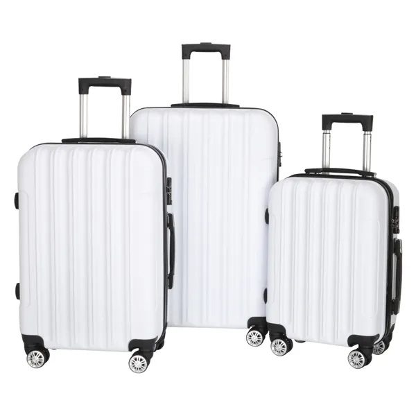 3-in-1 Multifunctional Large Capacity Traveling Storage Suitcase White - Image 2