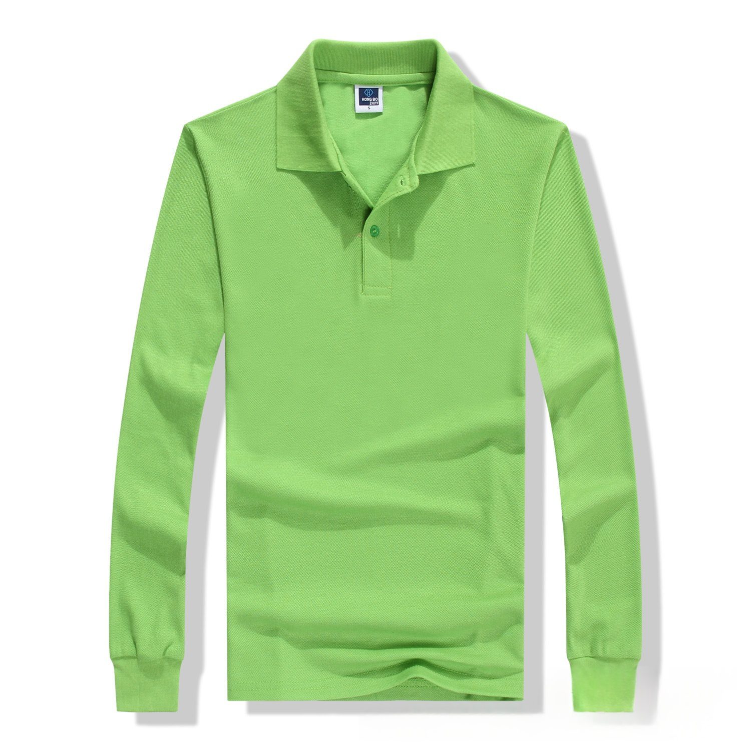 Crew-neck Collared Mens Advertising Shirt - Image 4
