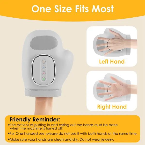 Cordless Hand Massager With 14 Airbags, 3 Massage Modes 5 Intensity Levels 3 Heat Levels For Arthritis Carpal Tunnel Relief,Cordless Hand Massage Tool For Arthritis Carpal Tunnel Pain - Image 4