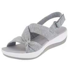 Women's Simple Fish Mouth Sponge Cake Sole Amazon Roman Sandals - Image 6
