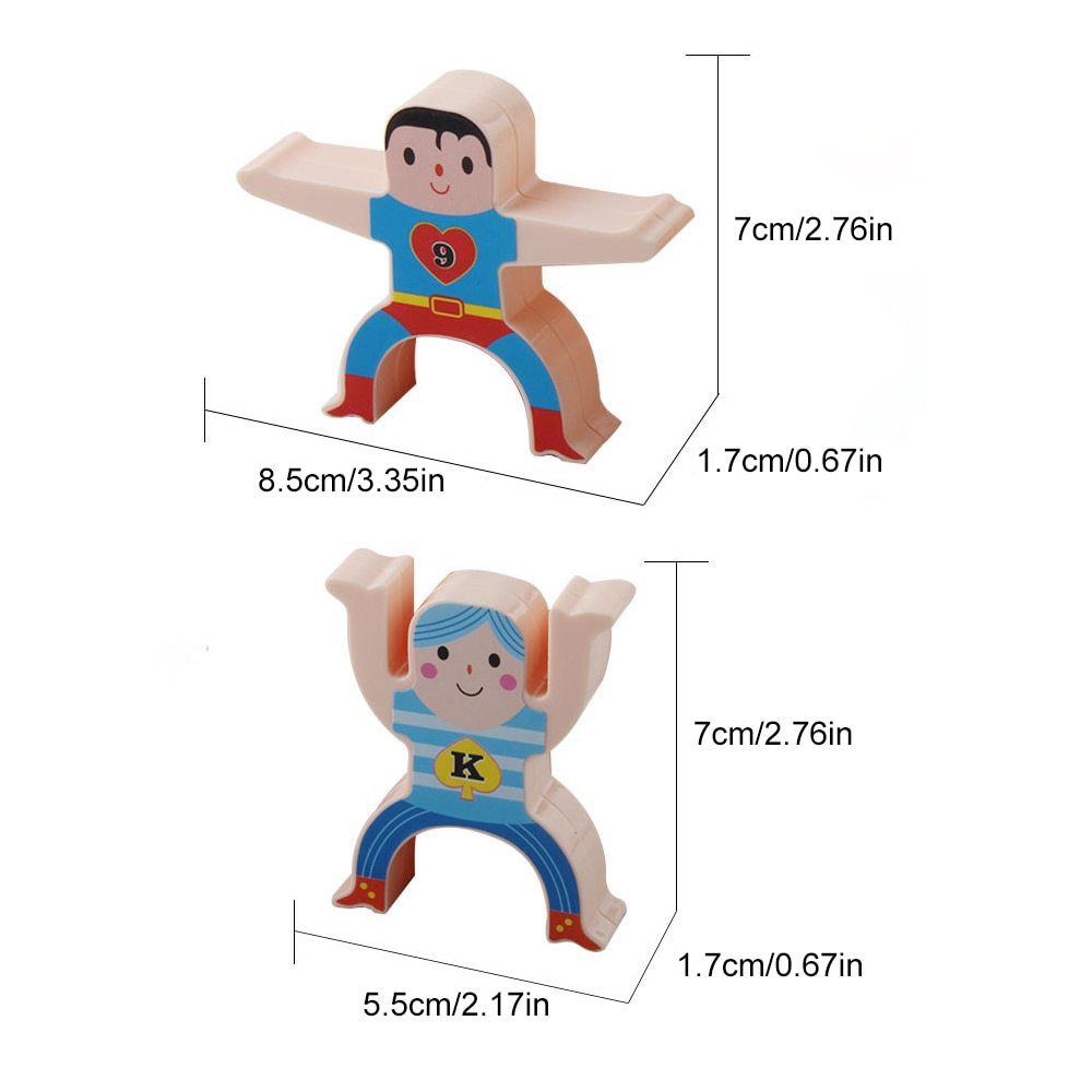 Multiplayer Cartoon Hercules Building Blocks Parent-child Interactive Toy Stacking High Game Balance Plastic Blocks - Image 5