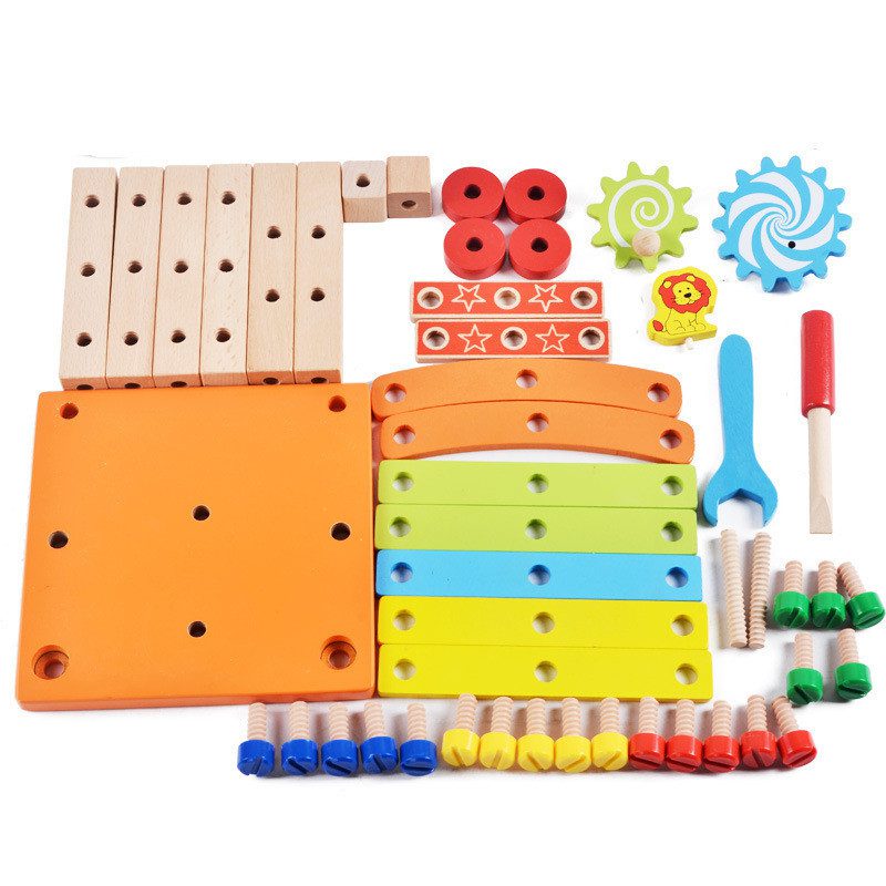 Children's Chair Building Block Toys - Image 2