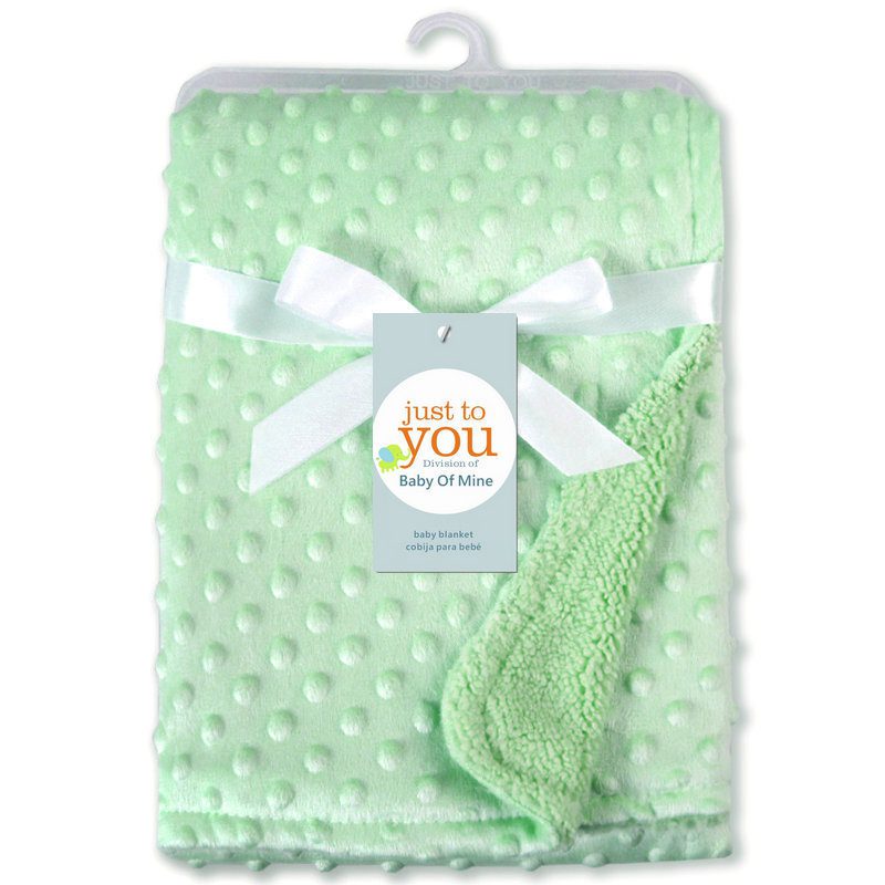 بطانية أطفال حديثي الولادة بنقشة نقاط (Polar Dot Baby Blanket) – لفّة قماط للرضع، غطاء نوم ومهد للأطفال حديثي الولادة - الصورة 10