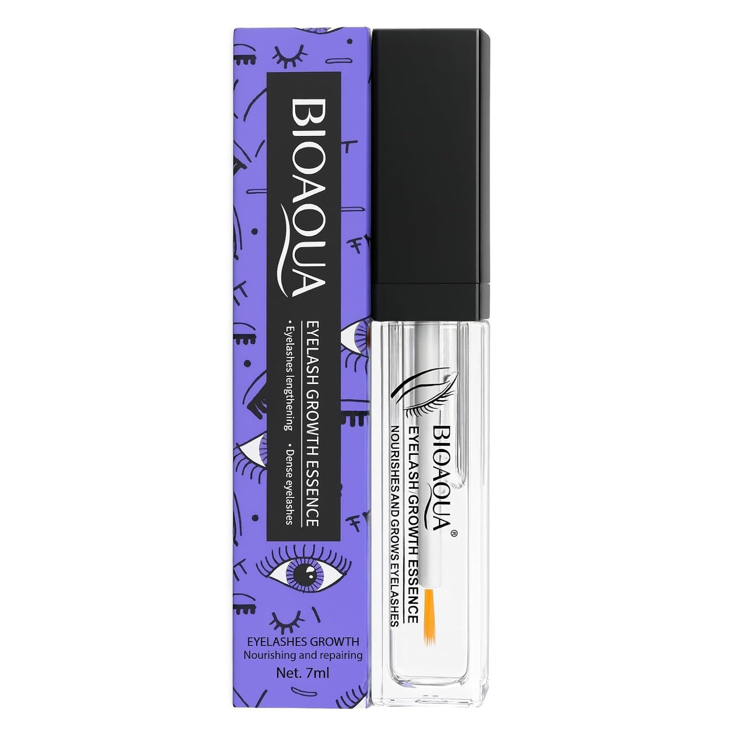 BIOAOUA Curling And Lengthening Mascara With Moisturizing Formula For Thick And Long Lashes