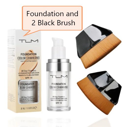 Temperature Liquid Foundation Concealer Portable Natural Color Makeup Foundation BB Concealer - Image 9