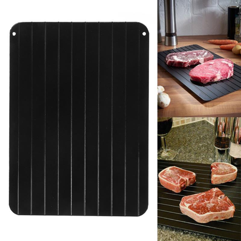 Fast Defrosting Tray Thaw Kitchen Quick Aluminum Thaw Plate - Image 2