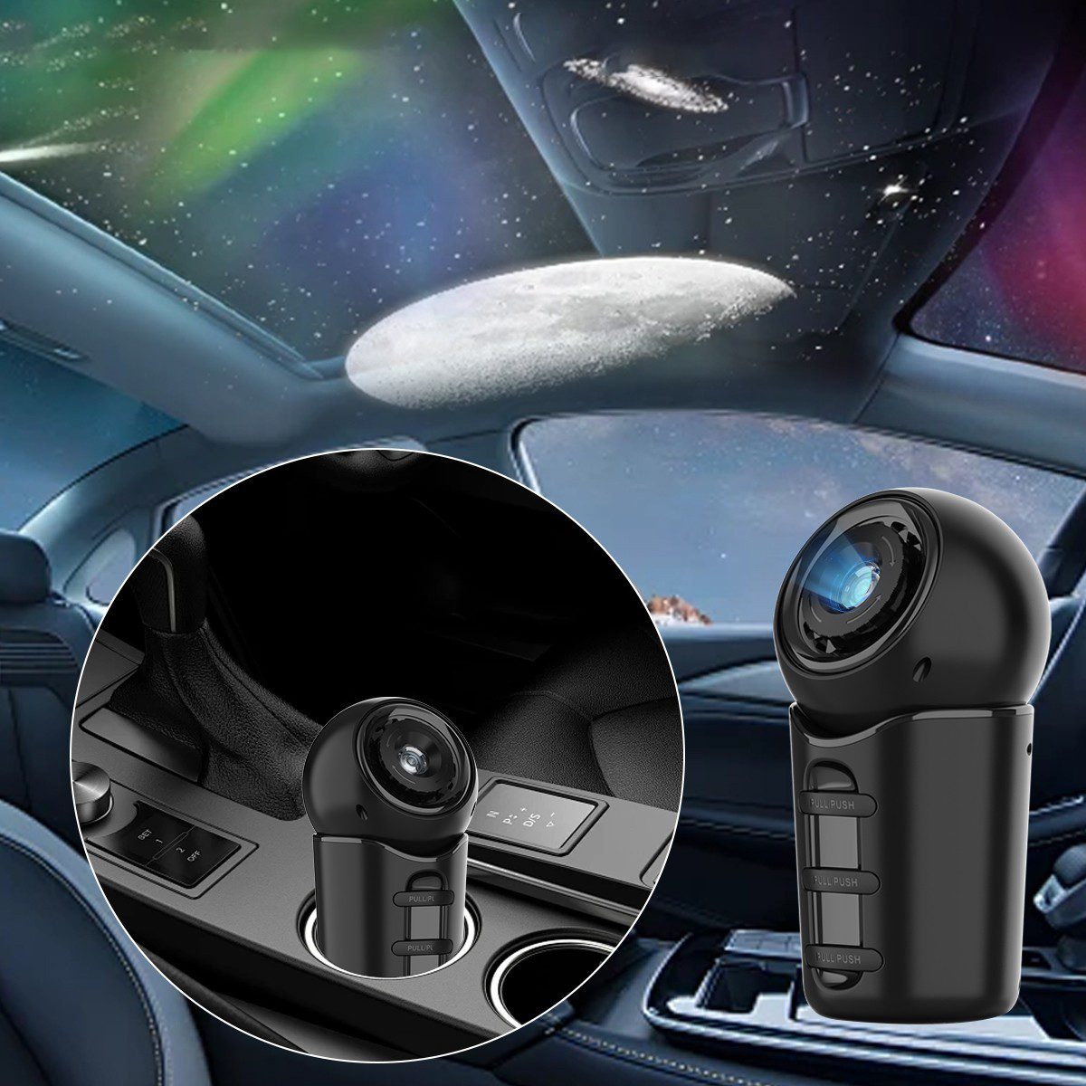 Galaxy Starry Sky Projector Night Light Rotating LED Planetarium Star Lamp UK - Image 3