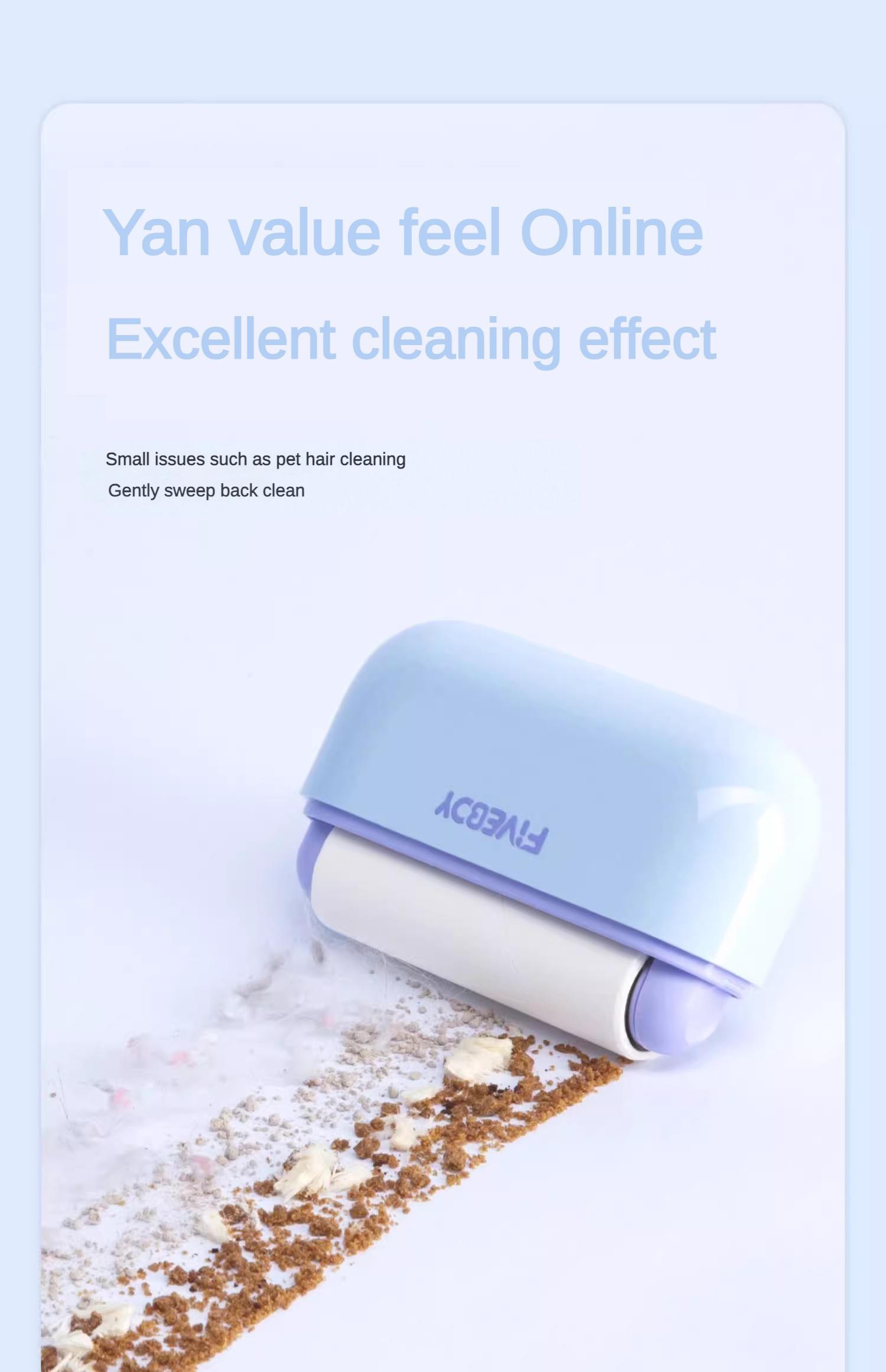Portable Pet Hair Remover With Lid Reusable, Palm-Sized Lint Roller Pocket-Sized Travel Essential For Removing Cat And Dog Hair - Image 7