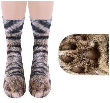 3D Animal Paw Socks Cute Cat Claws Socks Unisex Long Socks - Image 3