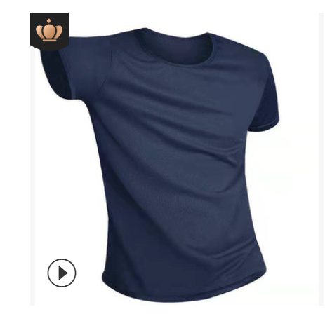 Quick-drying Waterproof Anti-fouling T-shirt Couple Half Sleeve Bottoming Shirt - Image 10
