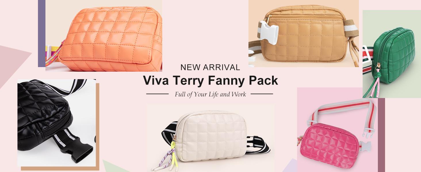 Viva Terry Women's Quilted Waist Pack Small Puffy Sports Bag Adjustable Strap Ideal For Running, Travel, Hiking, And Fitness - Image 9