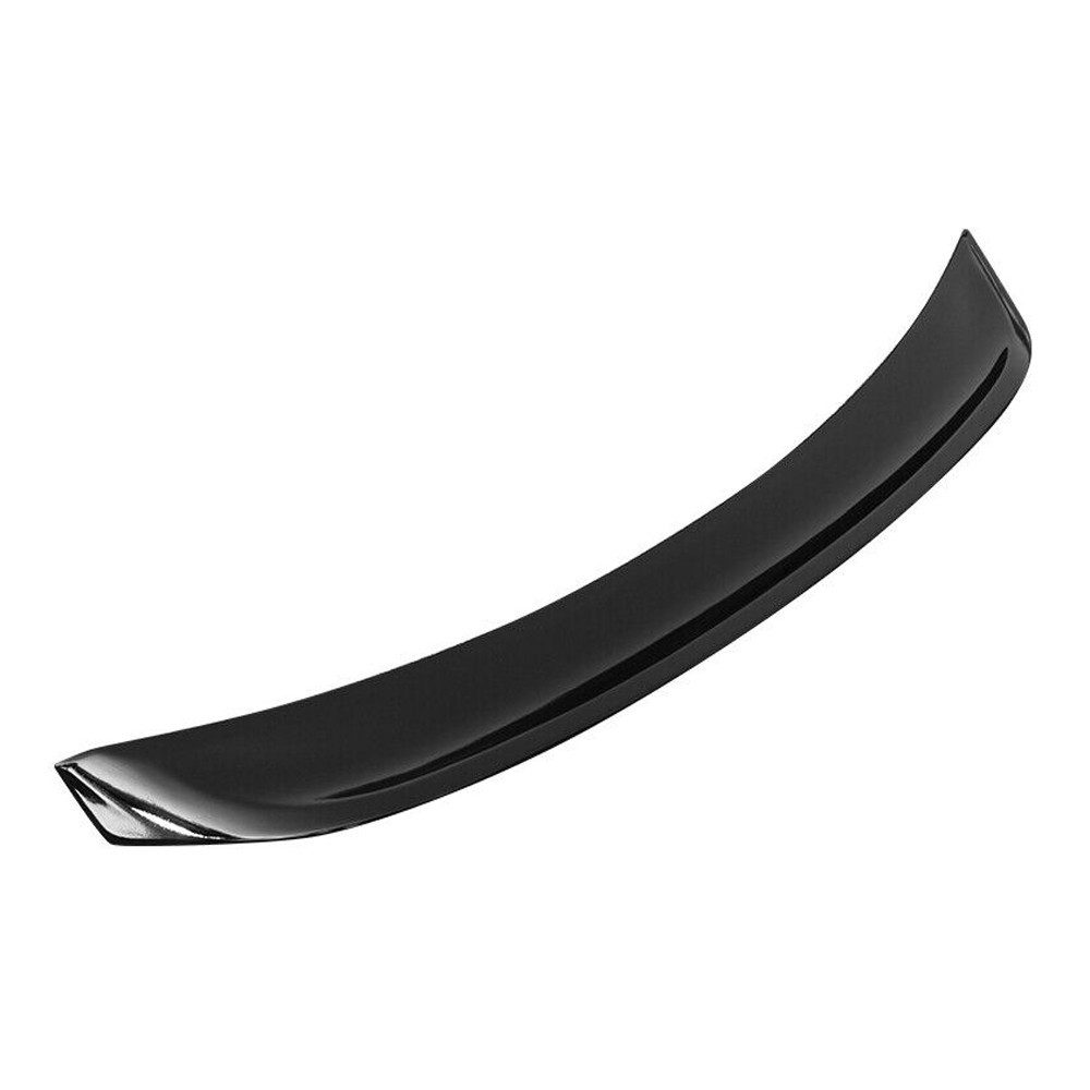 جناح خلفي بتصميم ذيل البطة (Duckbill) لغطاء صندوق سيارة Honda Civic سيدان موديلات 2022-2023، من بلاستيك ABS باللون الأسود اللامع - الصورة 4