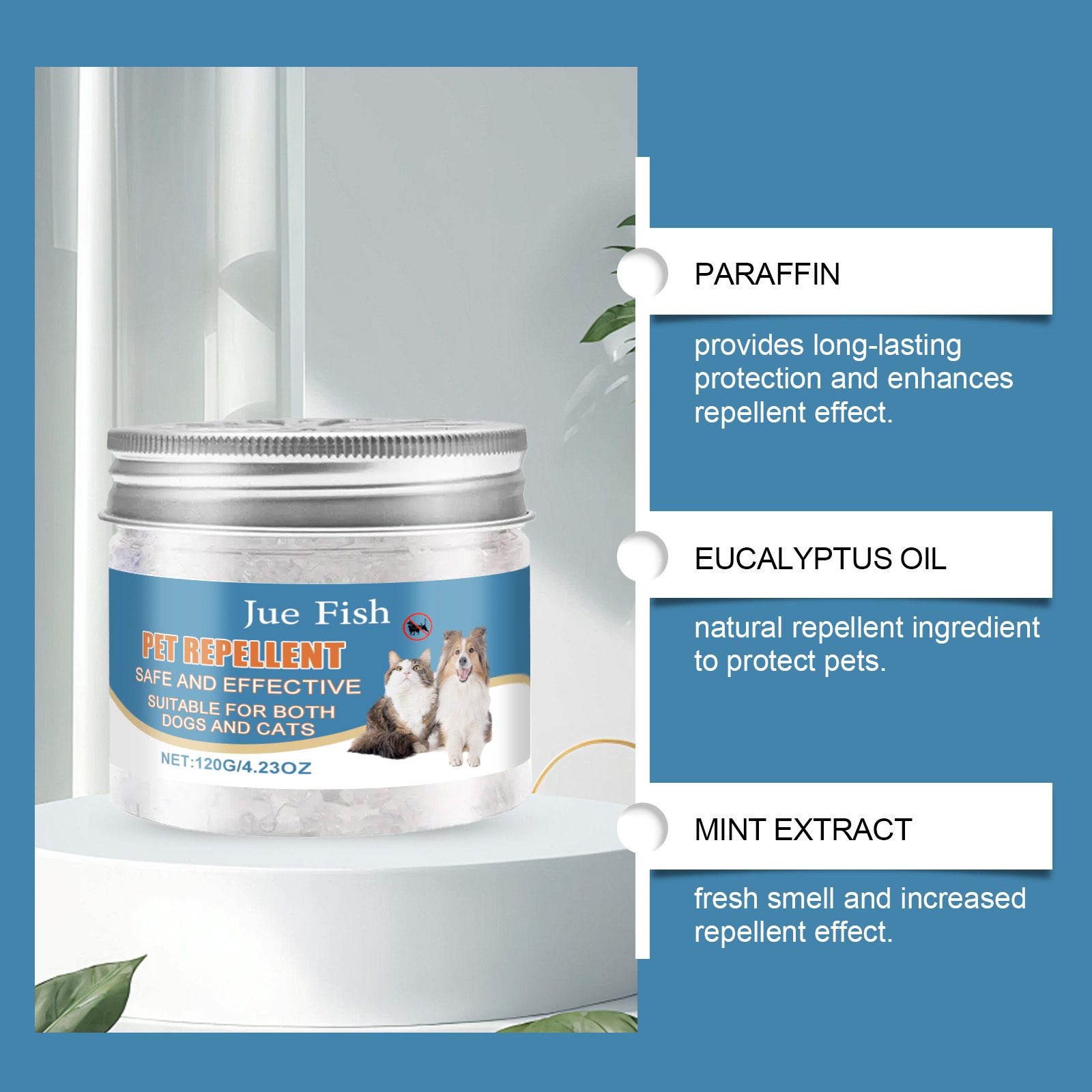 Natural Bite Deterrent Paste To Stop Pets Scratching & Chewing Furniture, Safe Indoor Use 120g - Image 4