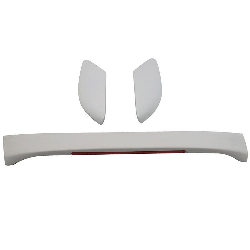 3PCS Rear Trunk Spoiler 3rd Brake Light OE Style - Image 2